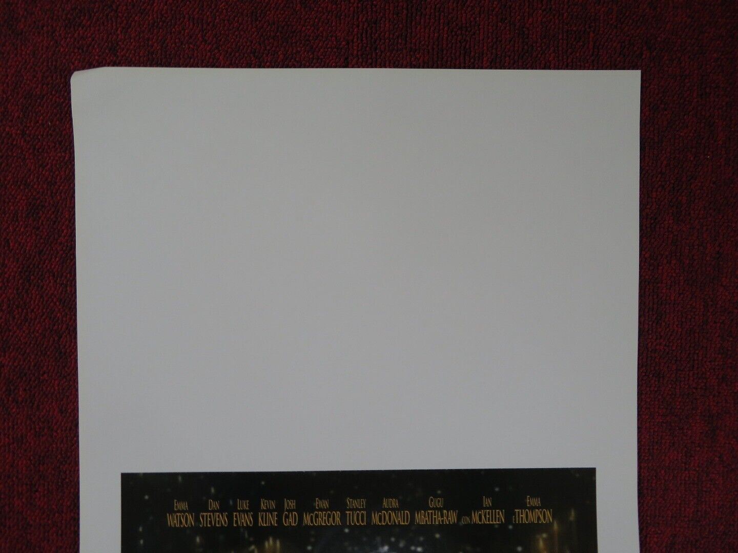 BEAUTY AND THE BEAST ITALIAN LOCANDINA (27.5"x13") POSTER DISNEY E WATSON 2017 Movie posters