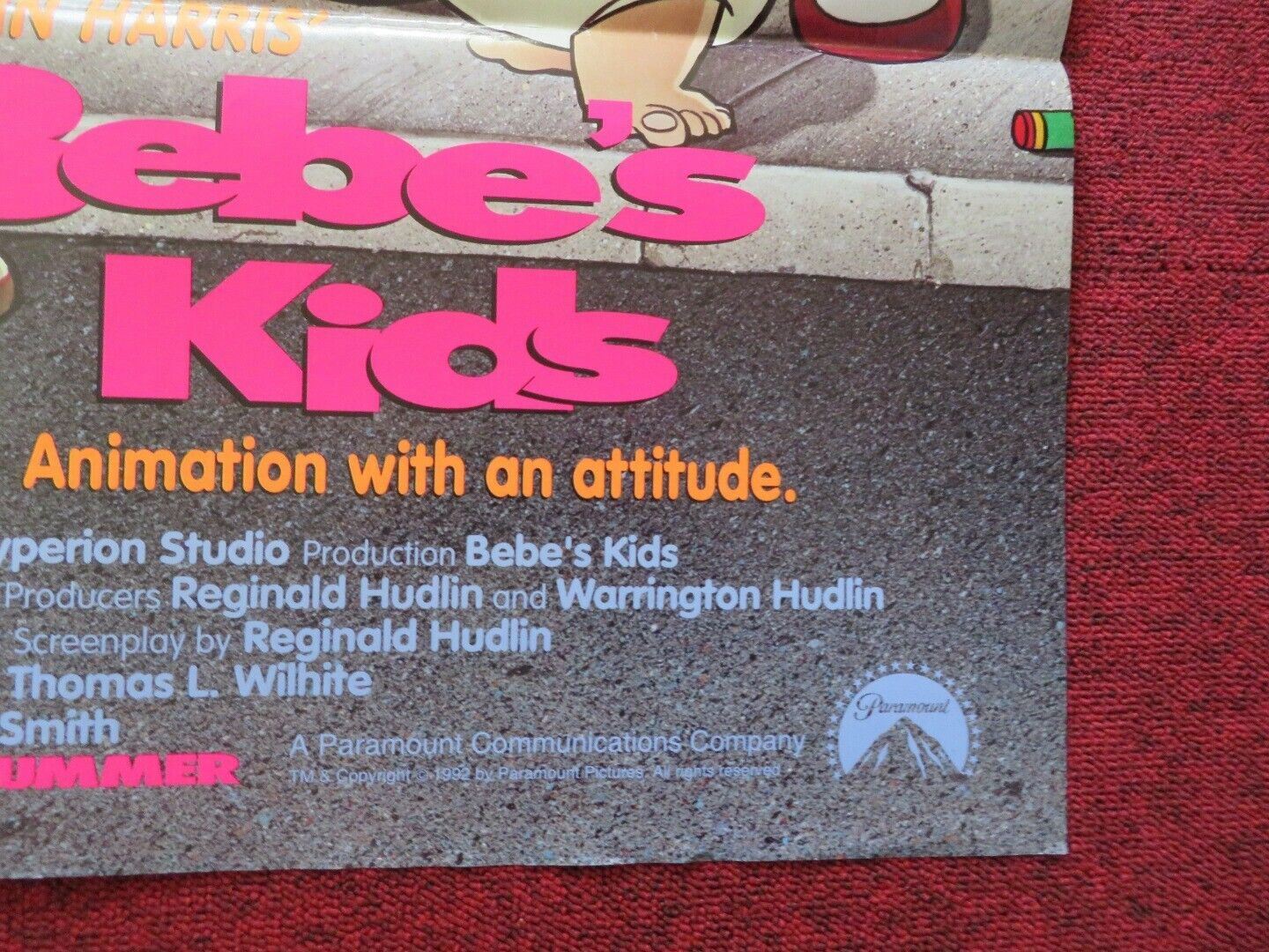 BEBE'S KIDS FOLDED US ONE SHEET POSTER ROBIN HARRIS 1992 - Rendezvous Cinema