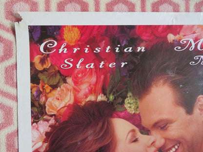 BED OF ROSES ONE SHEET ROLLED POSTER CHRISTIAN SLATER 1996 Movie posters