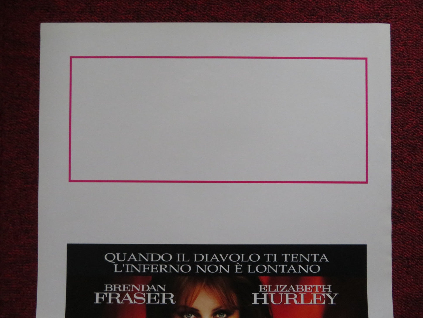 BEDAZZLED ITALIAN LOCANDINA POSTER BRENDAN FRASER ELIZABETH HURLEY 2000 Rendezvous Cinema Movie posters