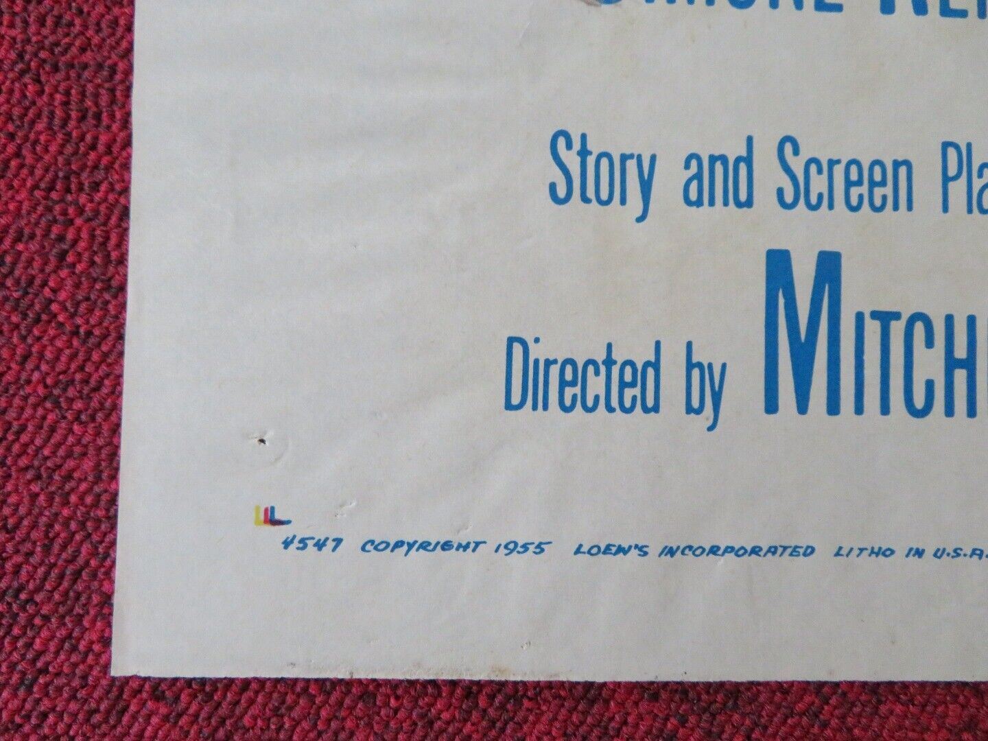 BEDEVILLED FOLDED US ONE SHEET POSTER ANNE BAXTER STEVE FORREST 1955 Movie posters