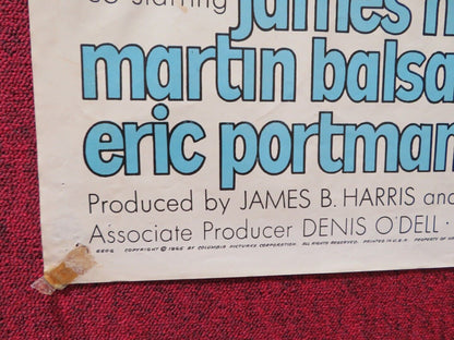 BEDFORD INCIDENT FOLDED US ONE SHEET POSTER RICHARD WIDMARK SIDNEY POITIER 1965 Movie posters