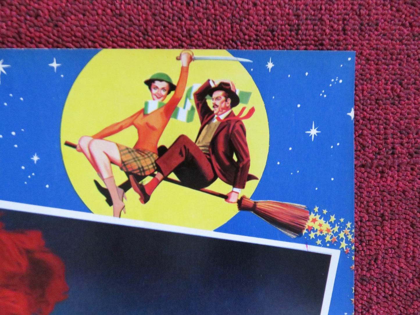 BEDKNOBS AND BROOMSTICKS - B ITALIAN FOTOBUSTA POSTER DISNEY A. LANSBURY 1972 Rendezvous Cinema Movie posters