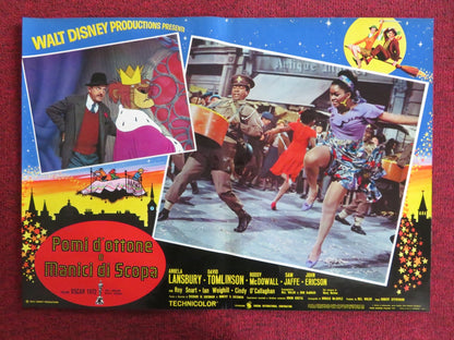 BEDKNOBS AND BROOMSTICKS - D ITALIAN FOTOBUSTA POSTER DISNEY A. LANSBURY 1972 Rendezvous Cinema Movie posters