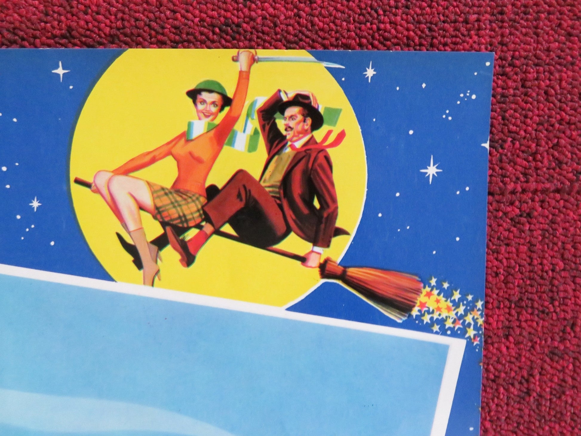 BEDKNOBS AND BROOMSTICKS - E ITALIAN FOTOBUSTA POSTER DISNEY A. LANSBURY 1972 Rendezvous Cinema Movie posters