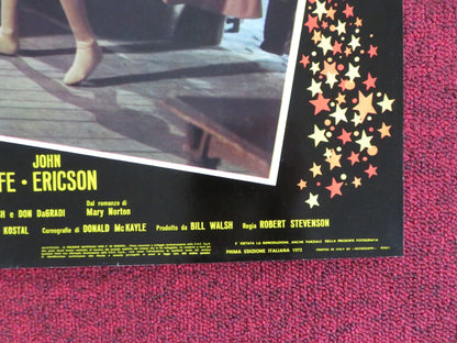 BEDKNOBS AND BROOMSTICKS - G ITALIAN FOTOBUSTA POSTER DISNEY A. LANSBURY 1972 Rendezvous Cinema Movie posters