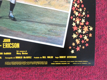 BEDKNOBS AND BROOMSTICKS - H ITALIAN FOTOBUSTA POSTER DISNEY A. LANSBURY 1972 Rendezvous Cinema Movie posters