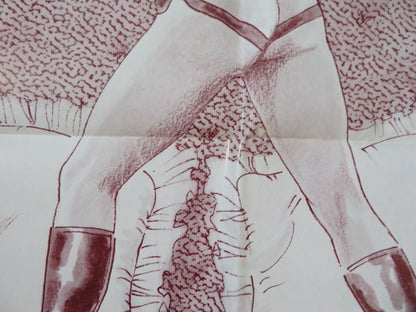 BEDROOM STEWARDESSES FOLDED US ONE SHEET POSTER ROLF OLSEN 1978 Movie posters