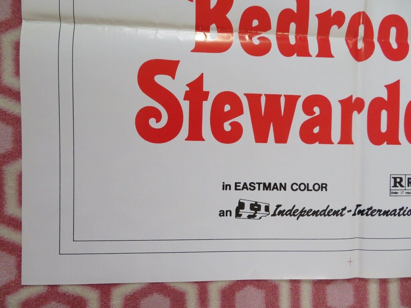 BEDROOM STEWARDESSES FOLDED US ONE SHEET POSTER ROLF OLSEN 1978 Movie posters