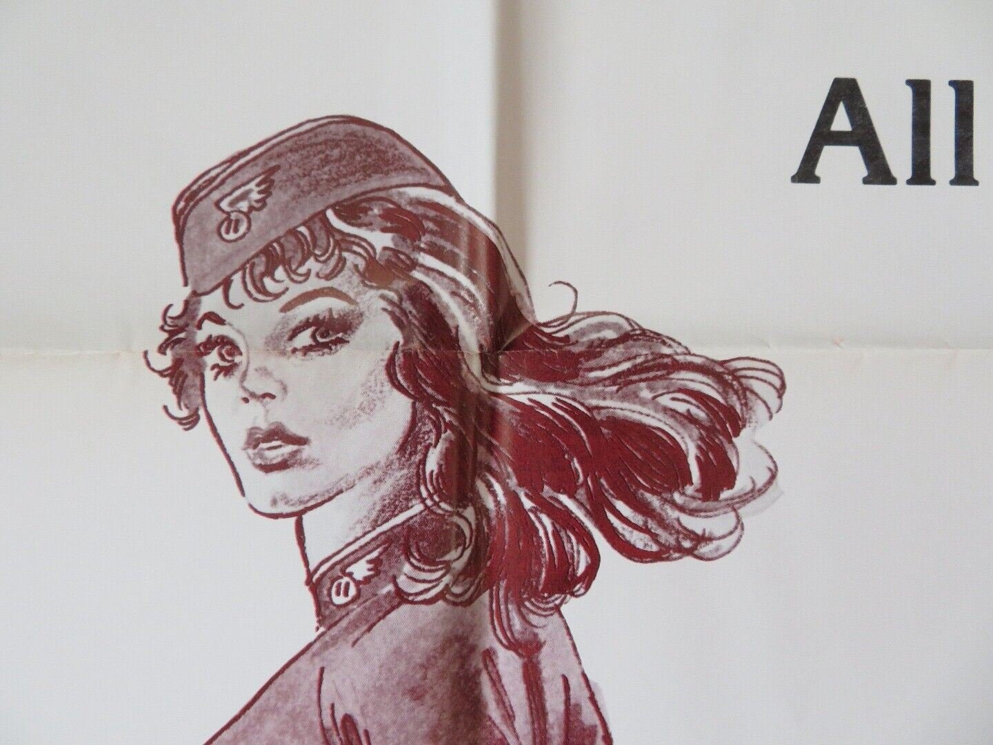 BEDROOM STEWARDESSES FOLDED US ONE SHEET POSTER ROLF OLSEN 1978 Movie posters