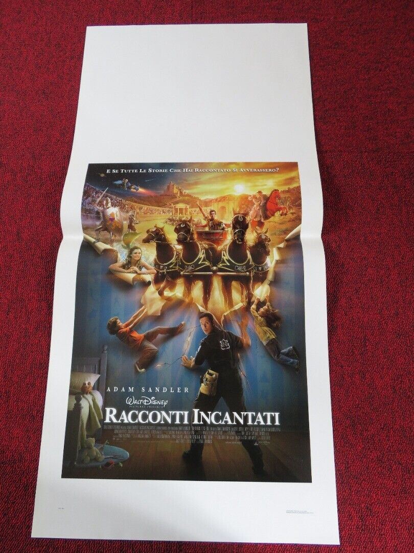BEDTIME STORIES ITALIAN LOCANDINA (27.5"x13") POSTER DISNEY ADAM SANDLER 2008 Movie posters
