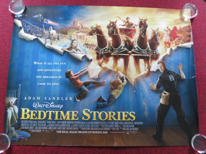 BEDTIME STORIES UK QUAD (30"x 40") ROLLED POSTER ADAM SANDLER GUY PEARCE 2008 Rendezvous Cinema Movie posters