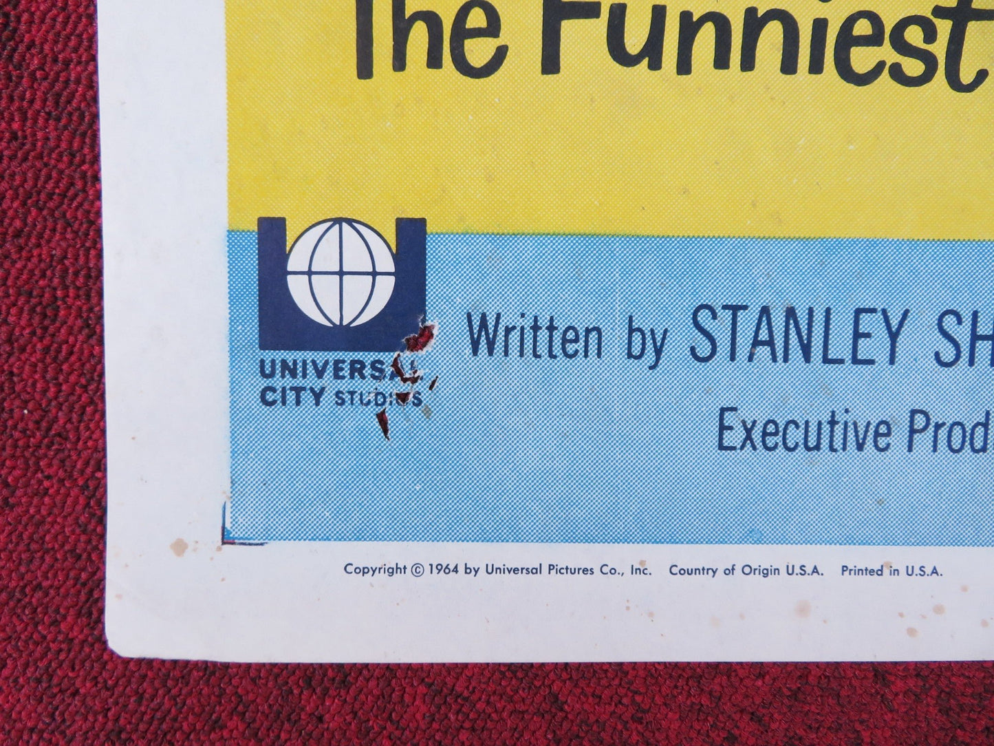 BEDTIME STORY FOLDED US ONE SHEET POSTER MARLON BRANDO DAVID NIVEN 1964 Rendezvous Cinema Movie posters