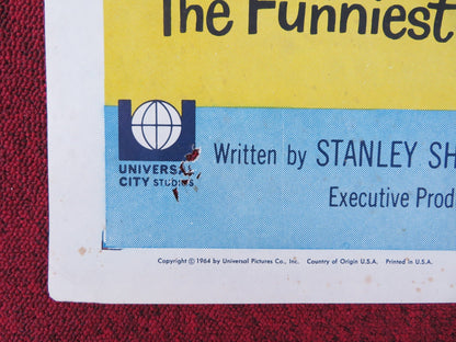 BEDTIME STORY FOLDED US ONE SHEET POSTER MARLON BRANDO DAVID NIVEN 1964 Rendezvous Cinema Movie posters