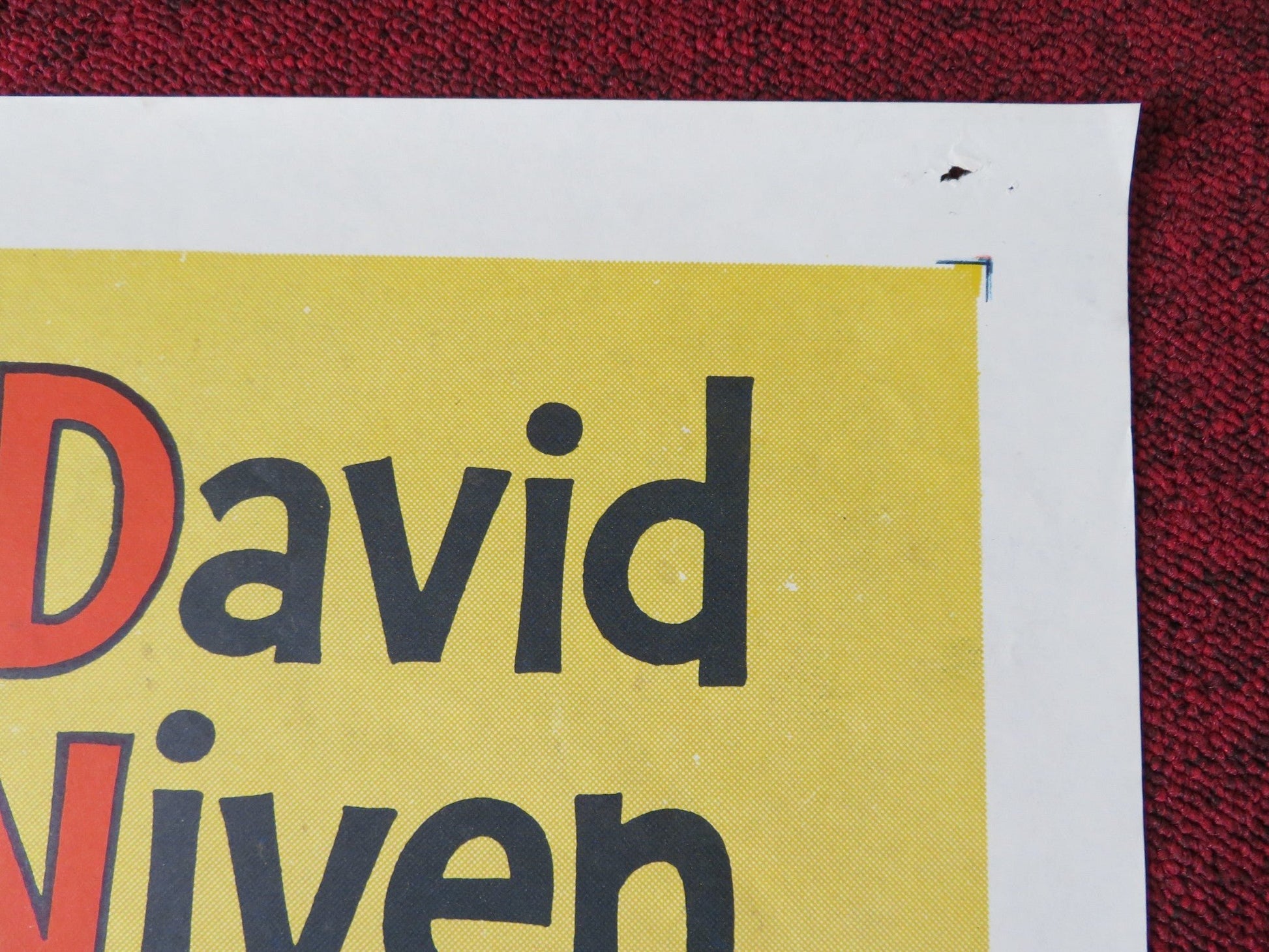 BEDTIME STORY FOLDED US ONE SHEET POSTER MARLON BRANDO DAVID NIVEN 1964 Rendezvous Cinema Movie posters