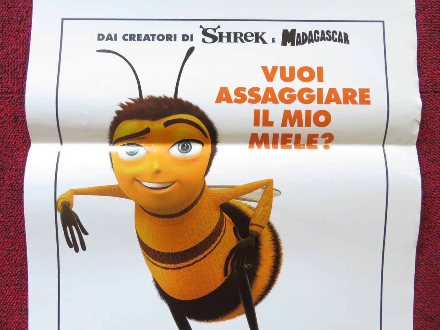 BEE MOVIE ITALIAN LOCANDINA POSTER JERRY SEINFELD RENEE ZELLWEGER 2007 Rendezvous Cinema Movie posters