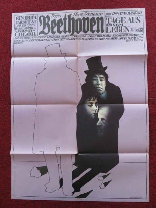 BEETHOVEN - DAYS IN A LIFE GERMAN A1 (33"x 23") POSTER DONATAS BANIONIS 1976 Movie posters