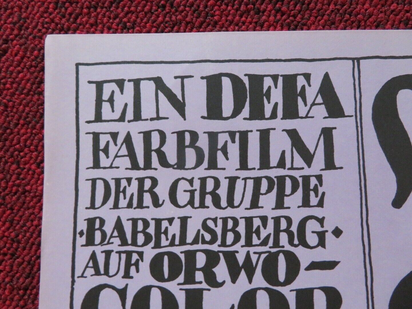 BEETHOVEN - DAYS IN A LIFE GERMAN A1 (33"x 23") POSTER DONATAS BANIONIS 1976 Movie posters