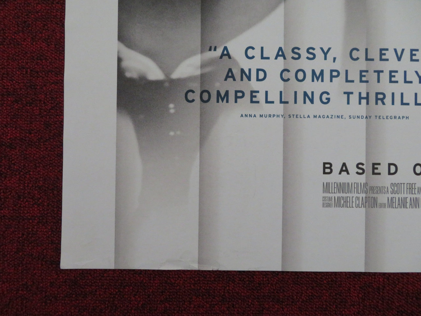 BEFORE I GO TO SLEEP UK QUAD (30"x 40") ROLLED POSTER NICOLE KIDMAN C.FIRTH 2014 Rendezvous Cinema Movie posters