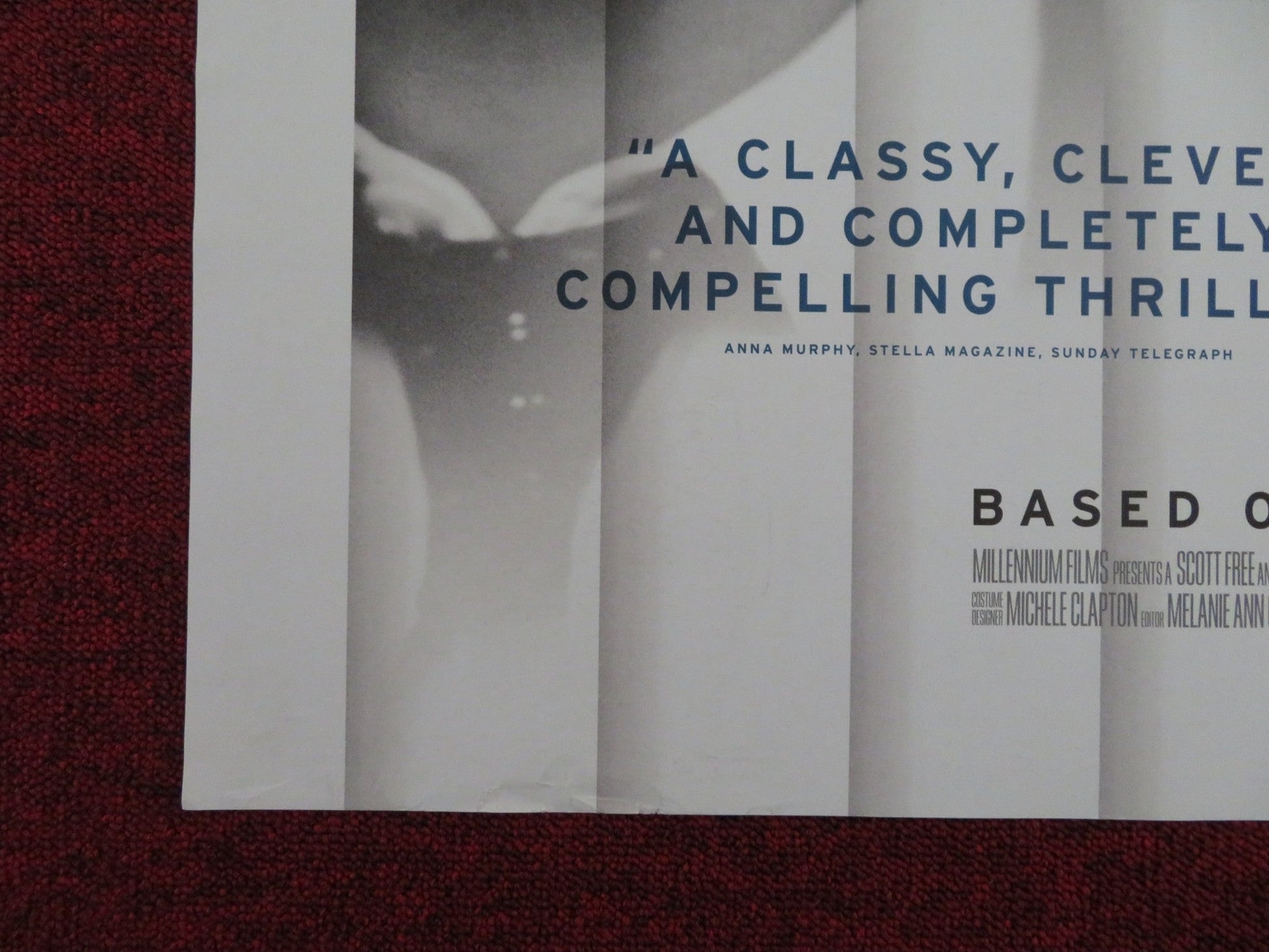 BEFORE I GO TO SLEEP UK QUAD (30"x 40") ROLLED POSTER NICOLE KIDMAN C.FIRTH 2014 Rendezvous Cinema Movie posters