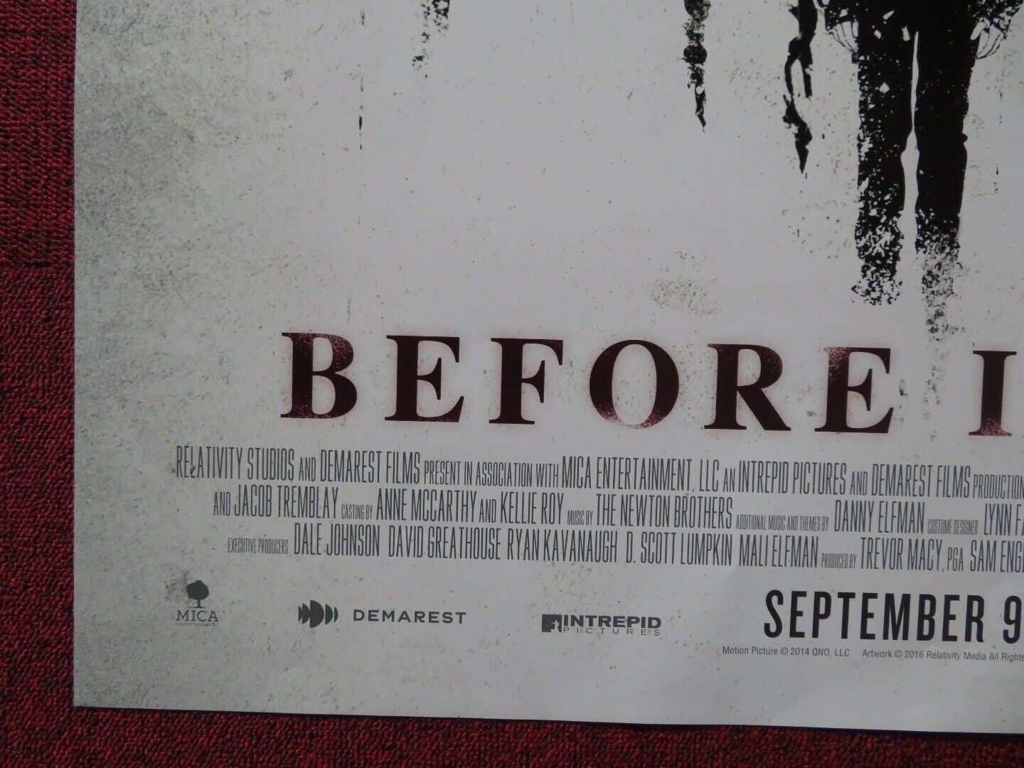 BEFORE I WAKE US ONE SHEET ROLLED POSTER KATE BOSWORTH THOMAS JANE 2016 Movie posters