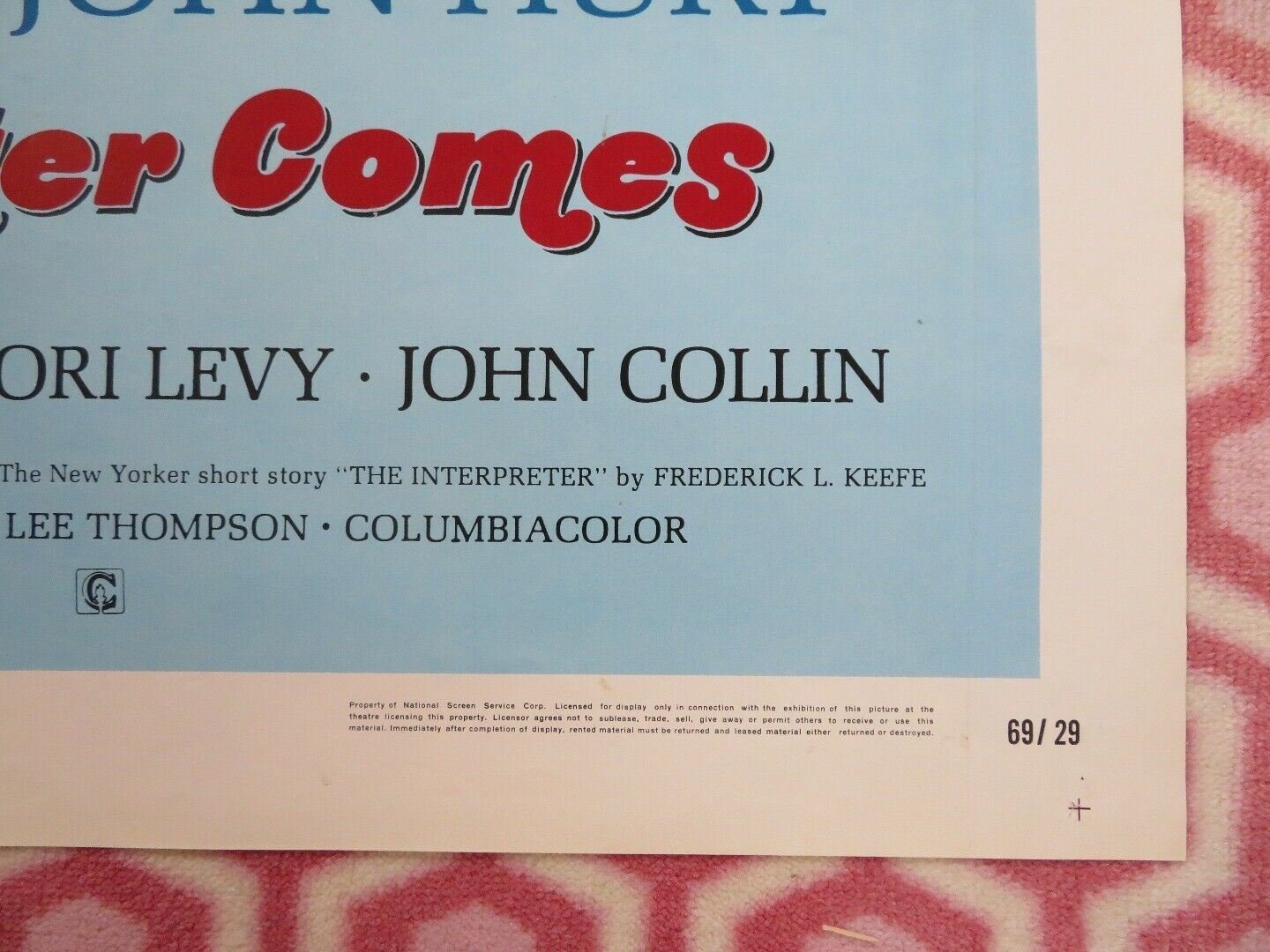 BEFORE WINTER COMES FOLDED US ONE SHEET POSTER ANTHONY QUAYLE 1969 Movie posters