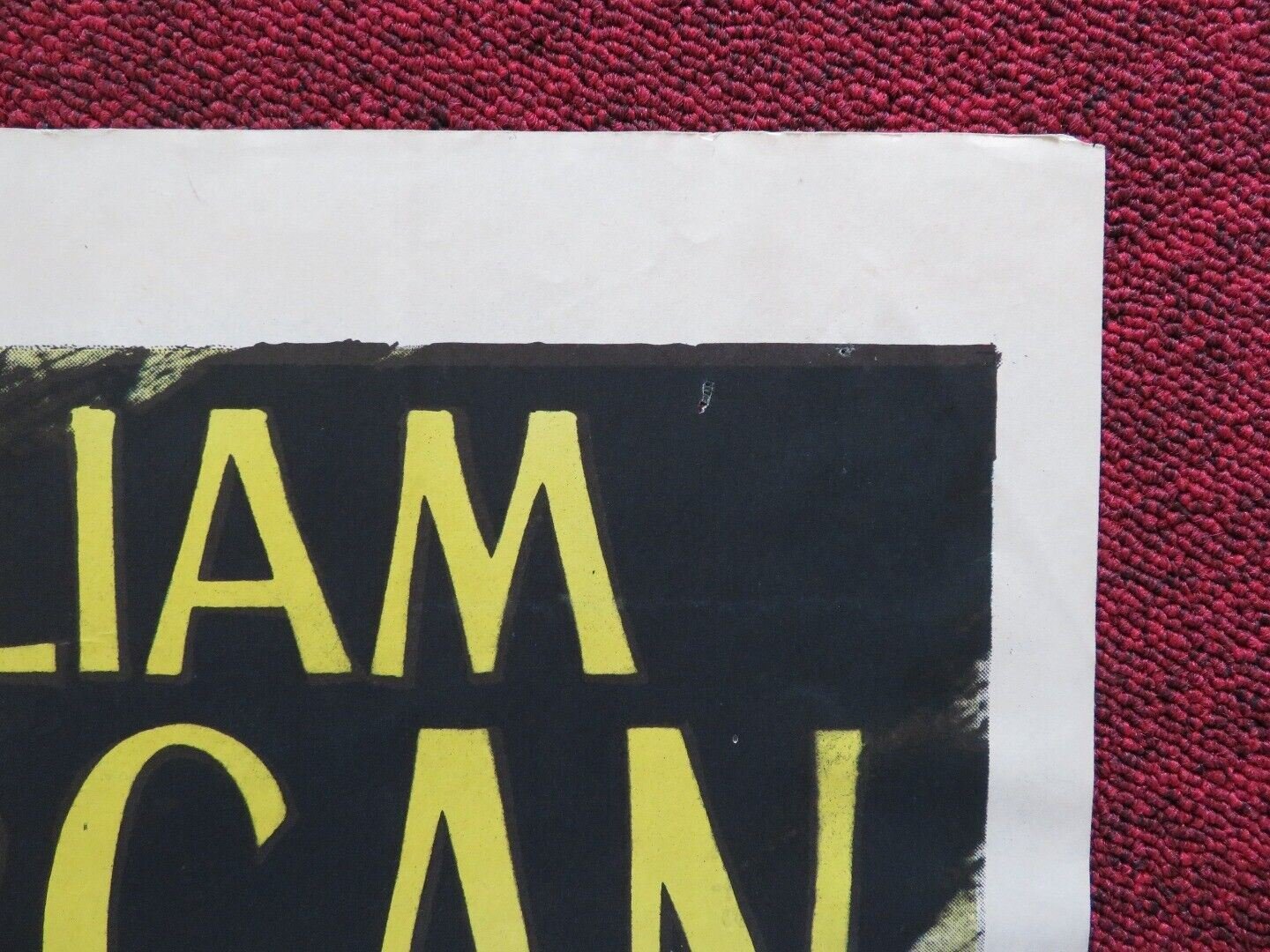 BEHIND GREEN LIGHTS FOLDED US ONE SHEET POSTER CAROLE LANDIS WILLIAM GARGAN '46 Movie posters