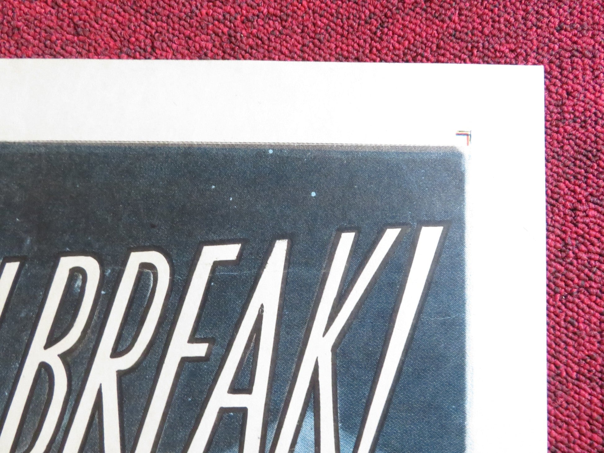 BEHIND THE HIGH WALL FOLDED US ONE SHEET POSTER TOM TULLY SYLVIA SIDNEY 1956 Rendezvous Cinema Movie posters