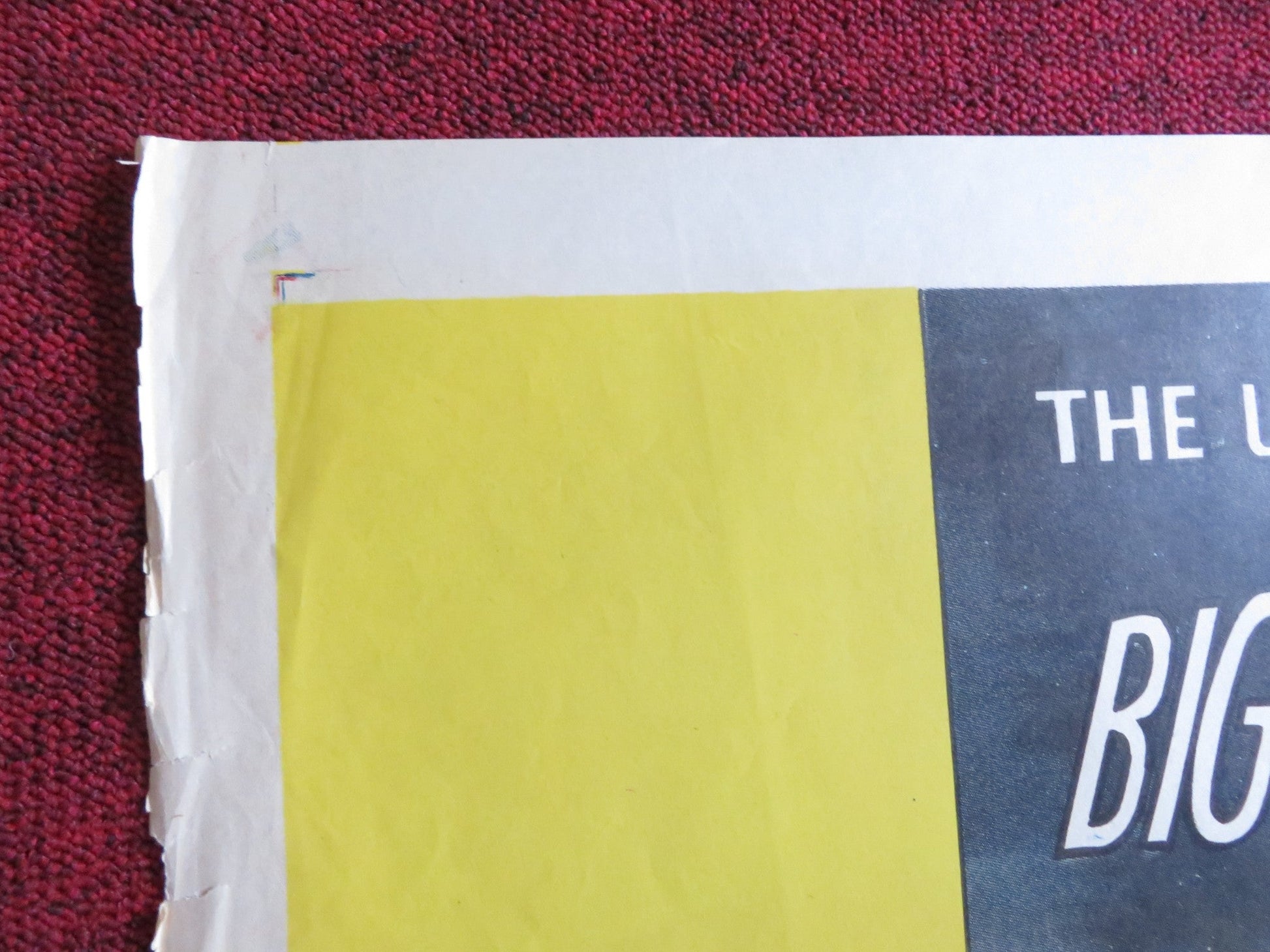 BEHIND THE HIGH WALL FOLDED US ONE SHEET POSTER TOM TULLY SYLVIA SIDNEY 1956 Rendezvous Cinema Movie posters