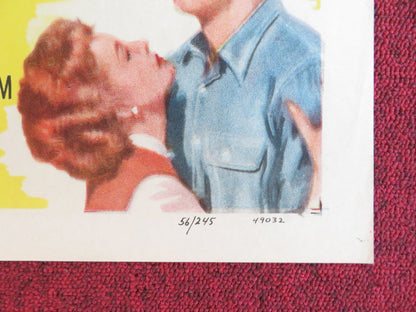 BEHIND THE HIGH WALL FOLDED US ONE SHEET POSTER TOM TULLY SYLVIA SIDNEY 1956 Rendezvous Cinema Movie posters