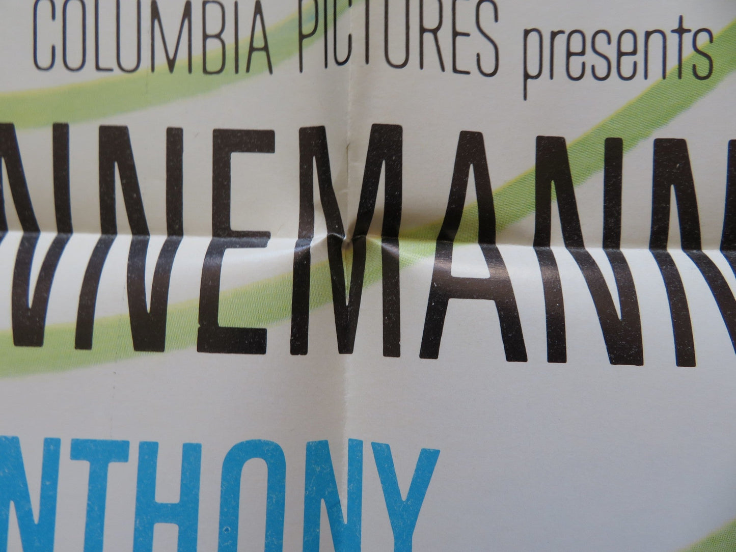 BEHOLD A PALEHORSE FOLDED US ONE SHEET POSTER GREGORY PECK ANTHONY QUINN 1964 Rendezvous Cinema Movie posters