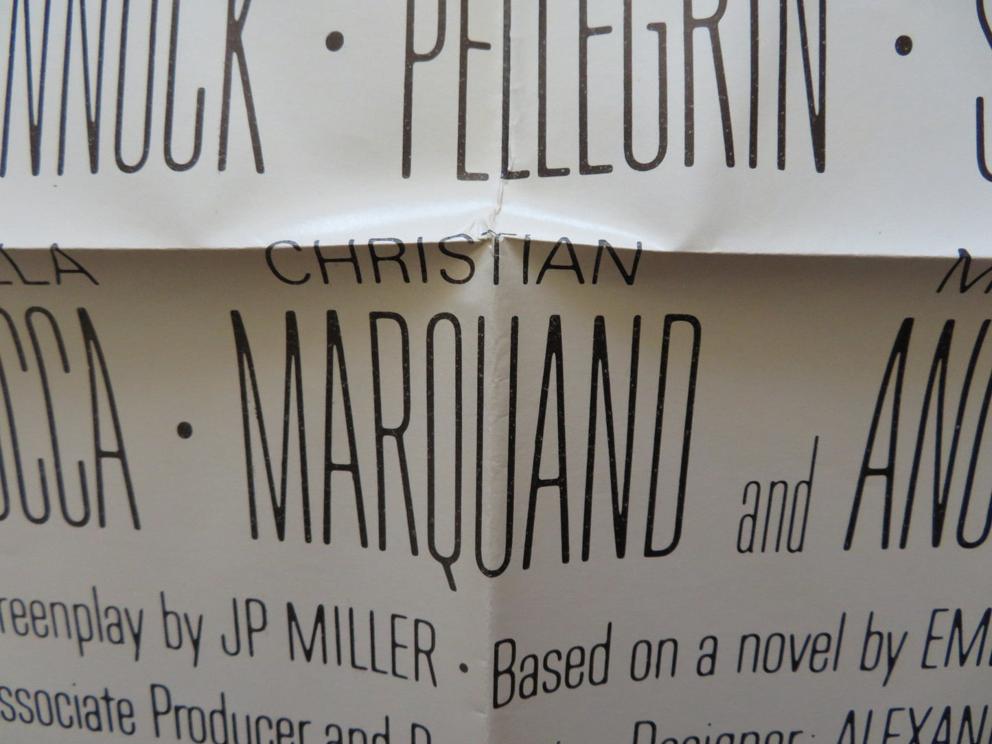 BEHOLD A PALEHORSE FOLDED US ONE SHEET POSTER GREGORY PECK ANTHONY QUINN 1964 Rendezvous Cinema Movie posters