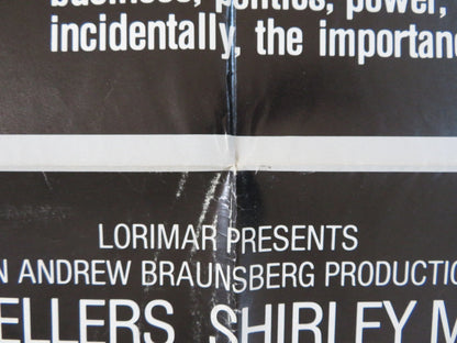 BEING THERE FOLDED US ONE SHEET POSTER PETER SELLERS SHIRLEY MACLAINE 1980 Rendezvous Cinema Movie posters