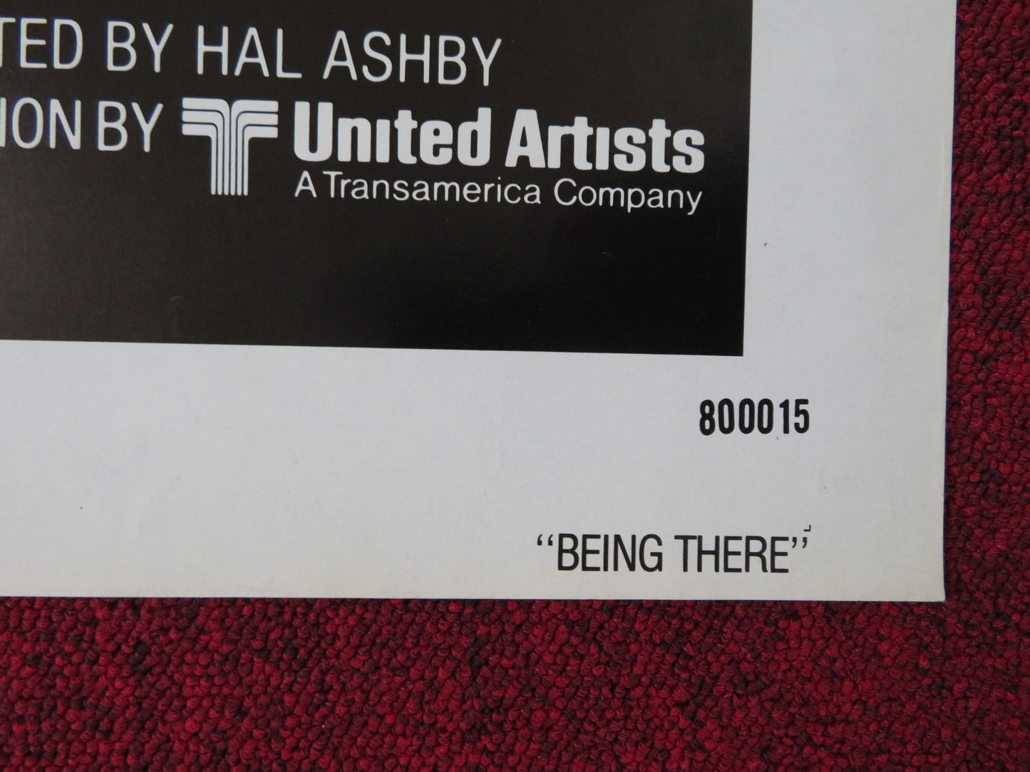 BEING THERE FOLDED US ONE SHEET POSTER PETER SELLERS SHIRLEY MACLAINE 1980 Rendezvous Cinema Movie posters