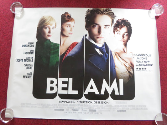 BEL AMI UK QUAD (30"x 40") ROLLED POSTER ROBERT PATTINSON UMA THURMAN 2012 Rendezvous Cinema Movie posters