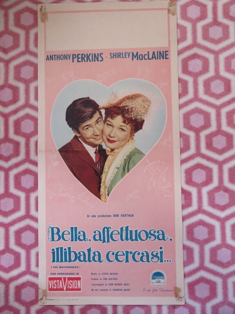 BELLA AFFETTUOSA ILLIBATA CERCASI ITALIAN LOCANDINA (27.5"x 13") POSTER 1958 Movie posters