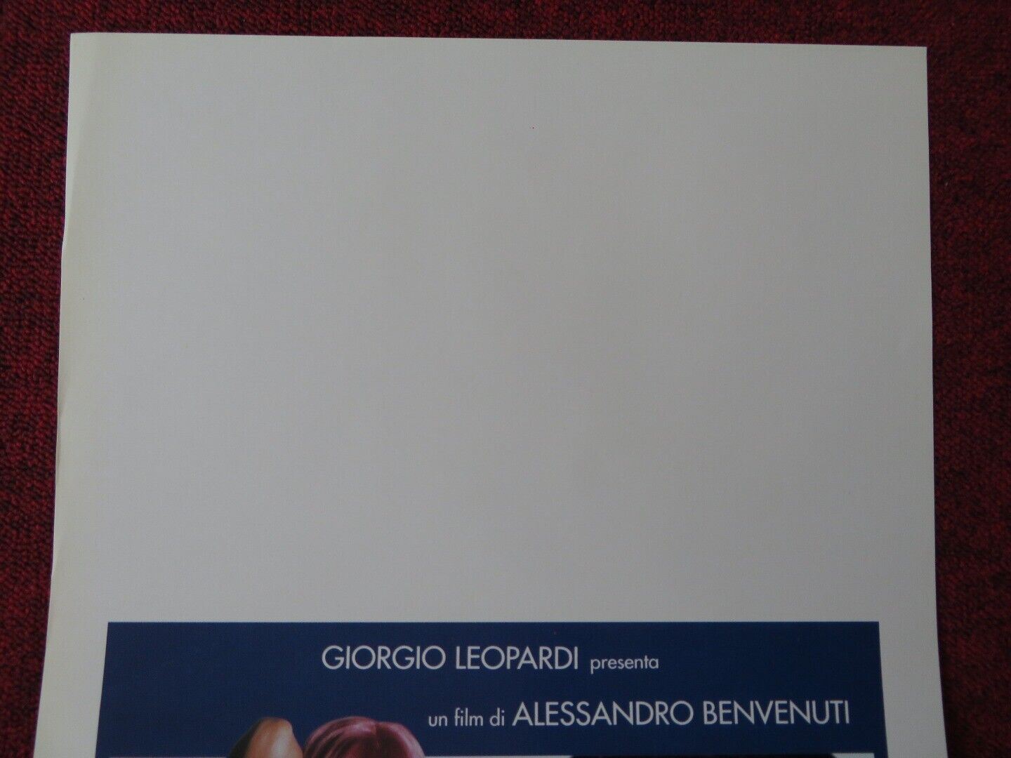 BELLE AL BAR ITALIAN LOCANDINA (27.5"x13") POSTER ALESSANDRO BENVENUTI 1994 - Rendezvous Cinema