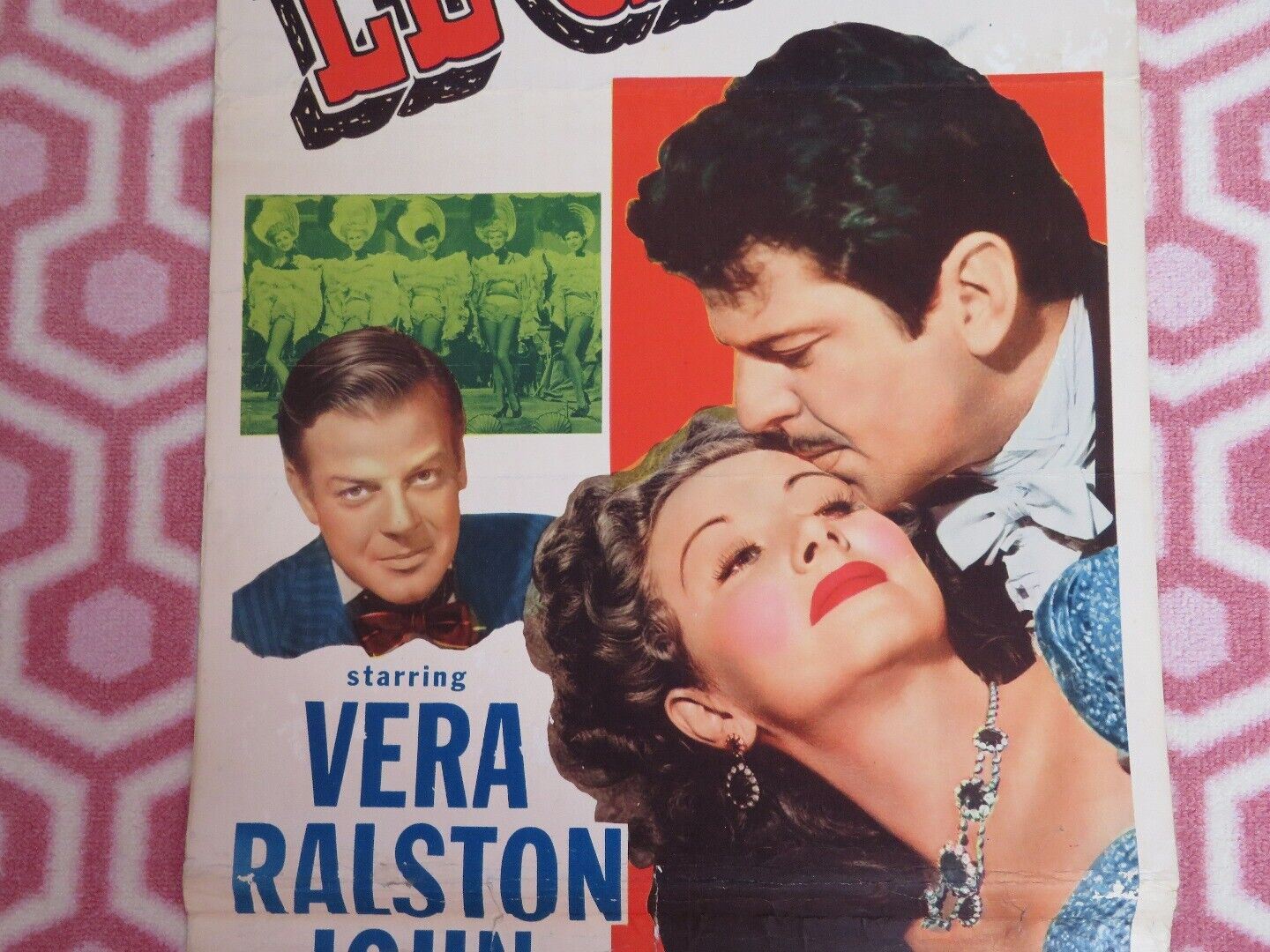 BELLE LE GRAND US INSERT (14"x 36") POSTER VERA RALSTON JOHN CARROLL 1951 Movie posters