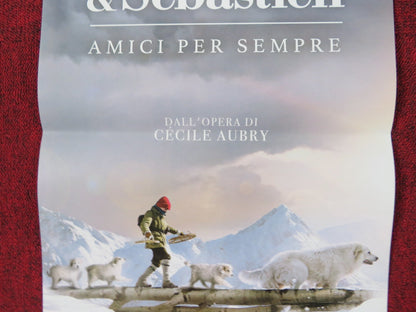 BELLE & SEBASTIEN - b ITALIAN LOCANDINA POSTER FELIX BOSSUET TCHEKY KARYO 2013 Rendezvous Cinema Movie posters