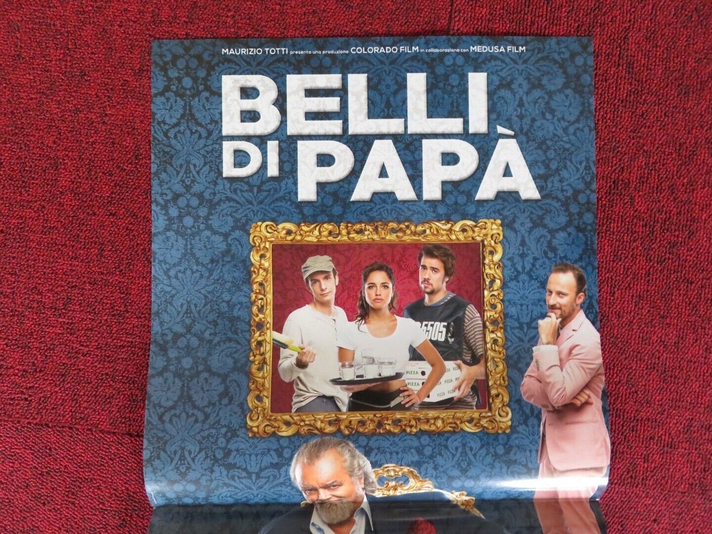 BELLI DI PAPA ITALIAN LOCANDINA (26.5"x12.5") POSTER DIEGO ABATANTUONO 2015 - Rendezvous Cinema