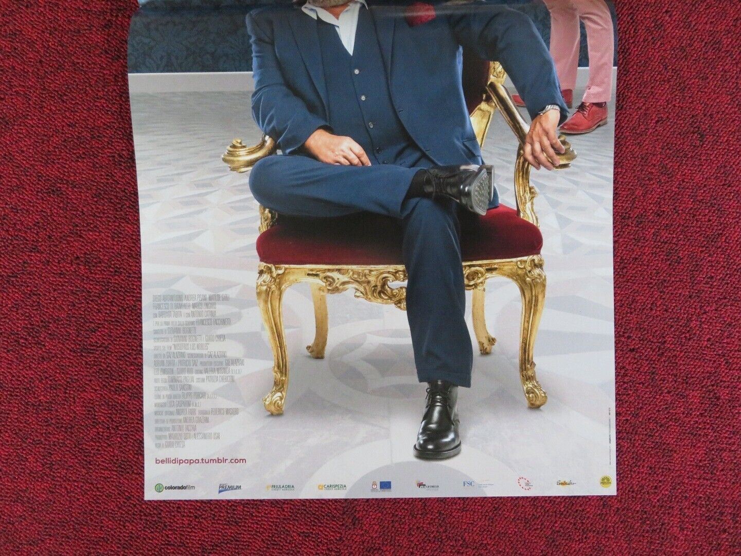 BELLI DI PAPA ITALIAN LOCANDINA (26.5"x12.5") POSTER DIEGO ABATANTUONO 2015 - Rendezvous Cinema