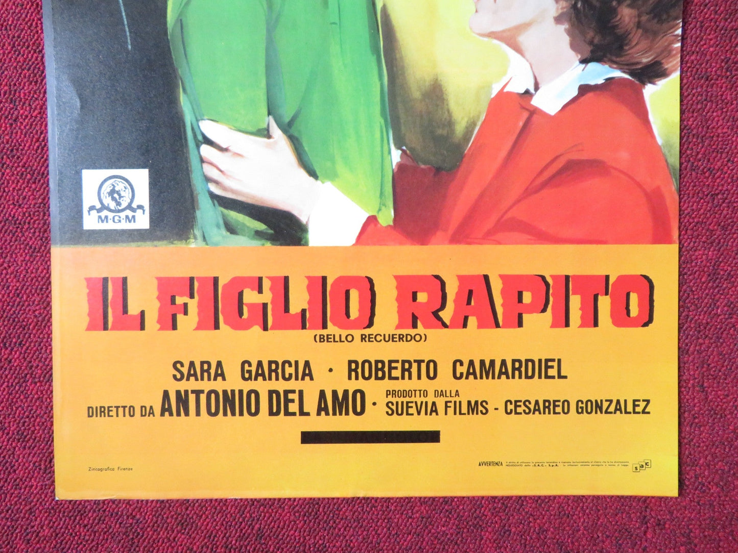 BELLO RECUERDO ITALIAN LOCANDINA POSTER JOSELITO LIBERTAD LAMARQUE 1961 Rendezvous Cinema Movie posters