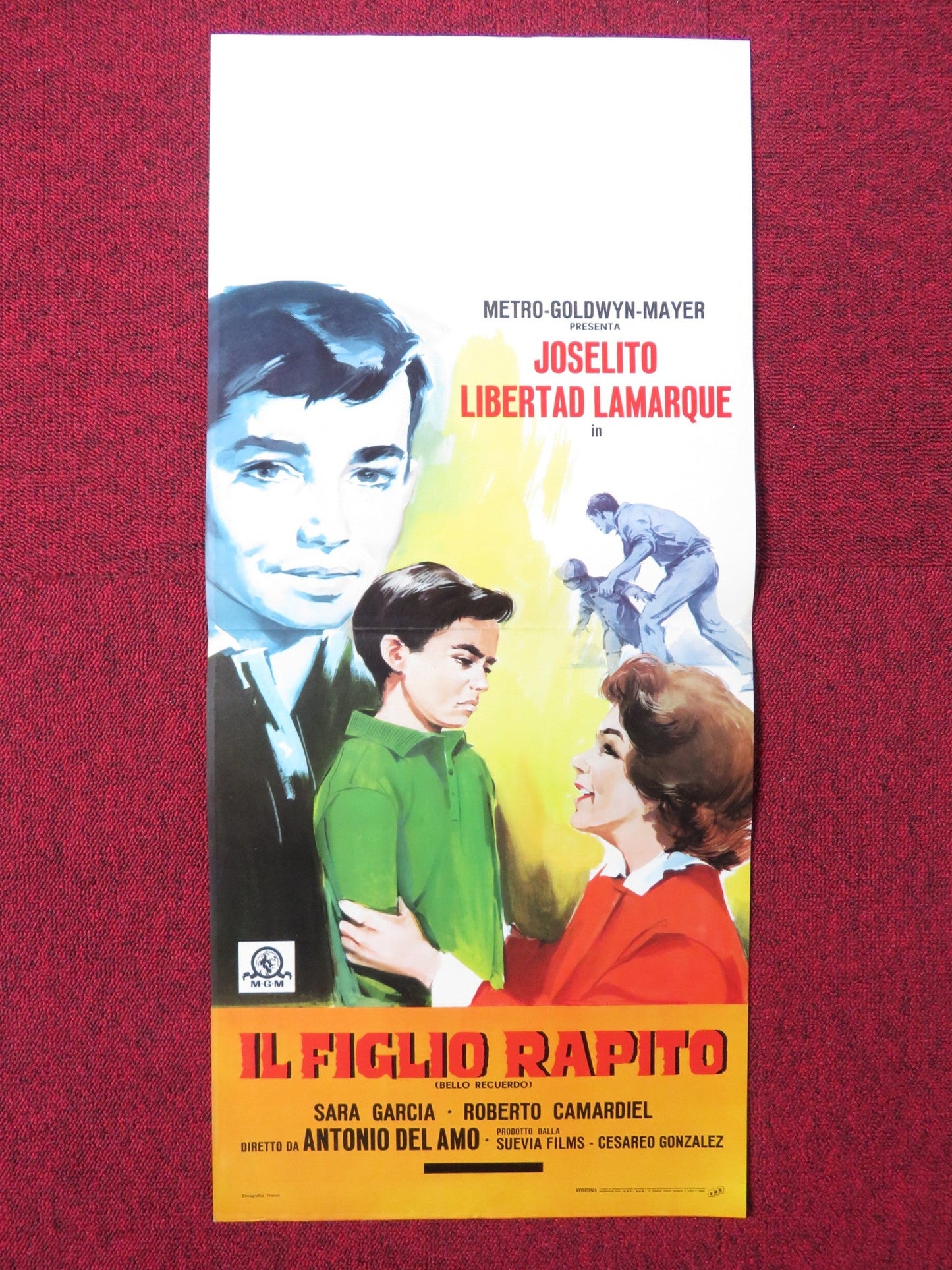 BELLO RECUERDO ITALIAN LOCANDINA POSTER JOSELITO LIBERTAD LAMARQUE 1961 Rendezvous Cinema Movie posters