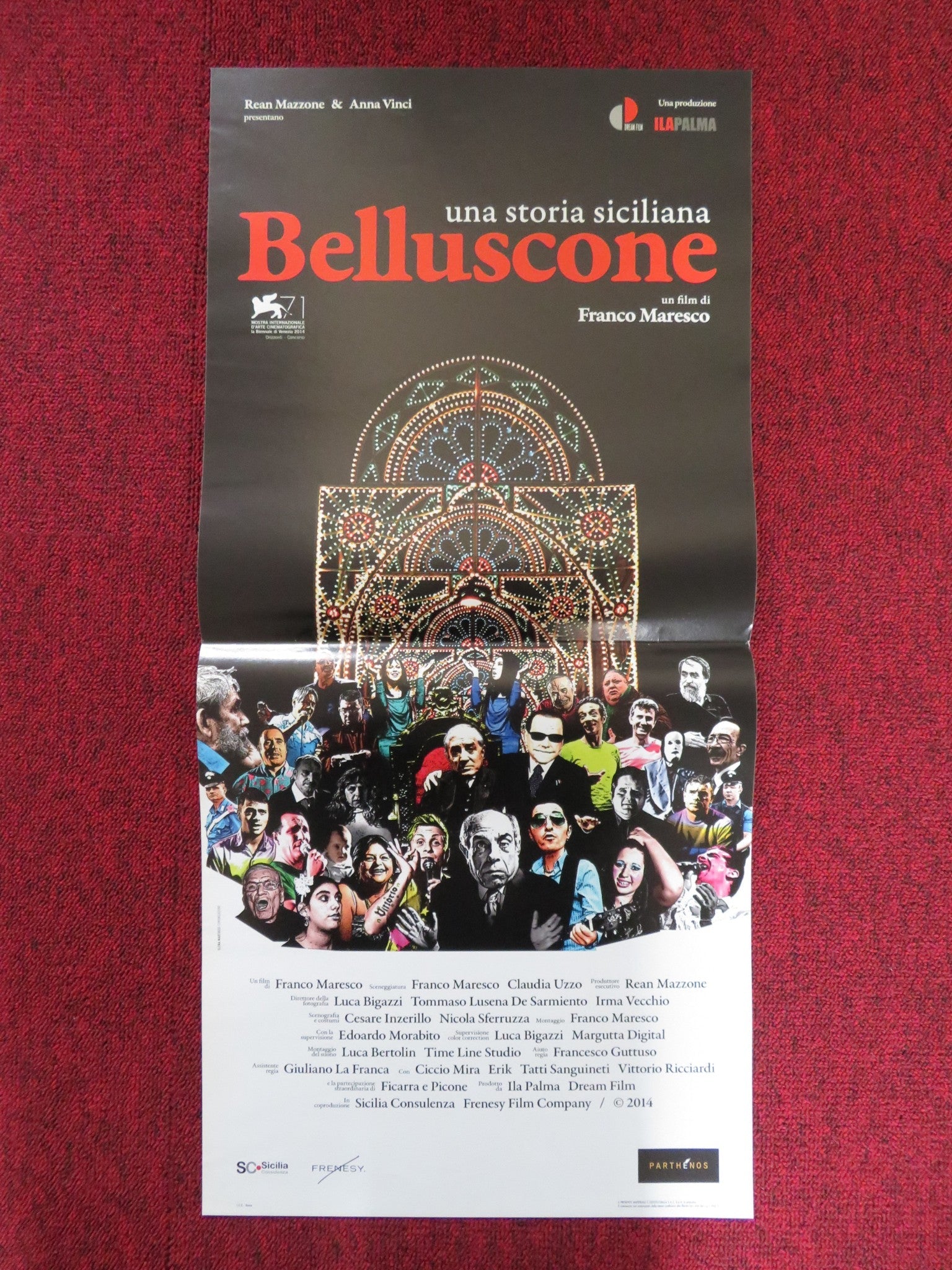 BELLUSCONE UNA STORIA SICILIANA ITALIAN LOCANDINA POSTER CICCIO MIRA 2014 Rendezvous Cinema Movie posters