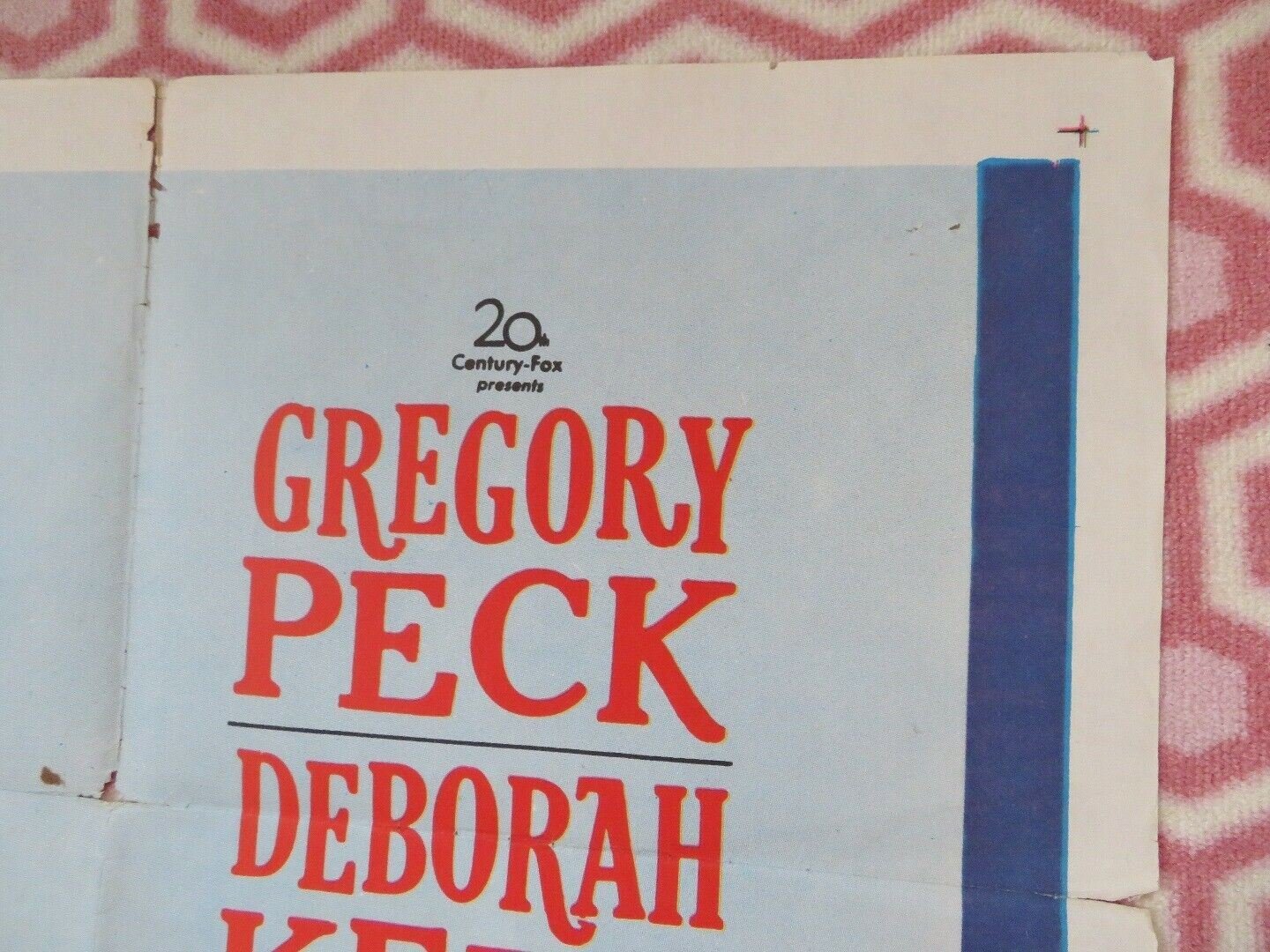 BELOVED INFIDEL FOLDED US ONE SHEET POSTER GREGORY PECK DEBORAH KERR 1959 Movie posters