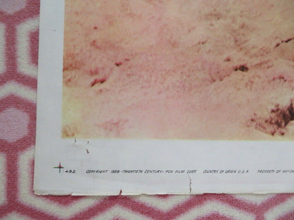 BELOVED INFIDEL FOLDED US ONE SHEET POSTER GREGORY PECK DEBORAH KERR 1959 Movie posters