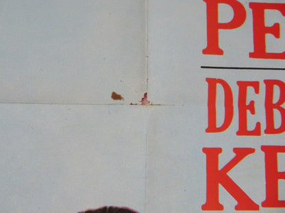 BELOVED INFIDEL FOLDED US ONE SHEET POSTER GREGORY PECK DEBORAH KERR 1959 Movie posters