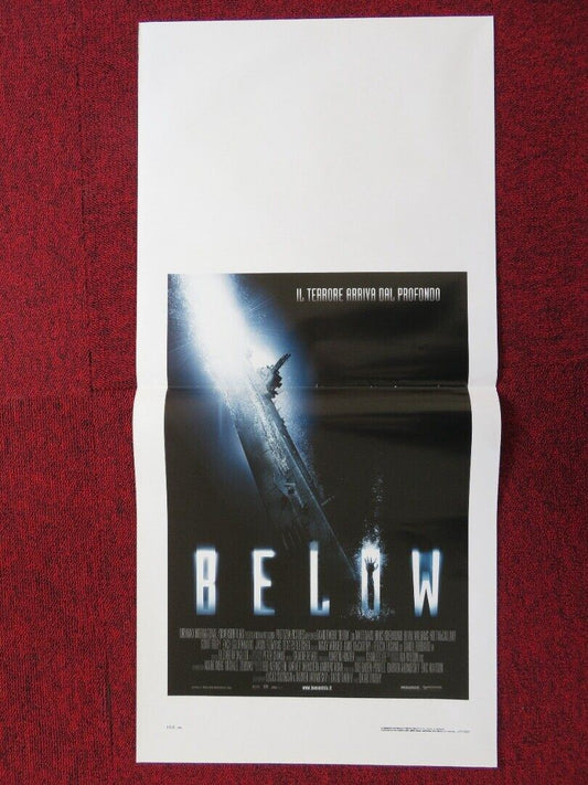 BELOW ITALIAN LOCANDINA (27.5"x13") POSTER DAVID TWOHY MATT DAVIS 2002 Movie posters
