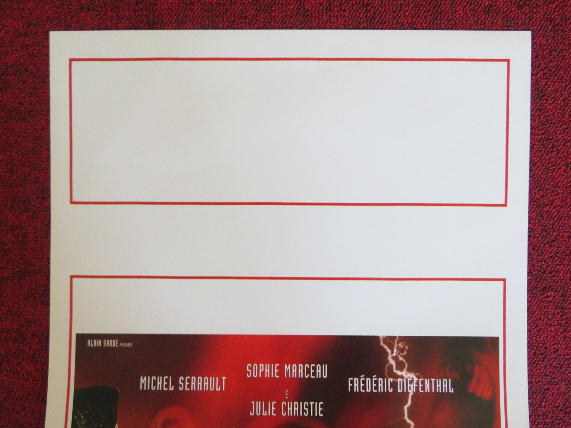 BELPHEGOR: PHANTOM OF THE LOUVRE ITALIAN LOCANDINA POSTER SOPHIE MARCEAU 2001 Rendezvous Cinema Movie posters