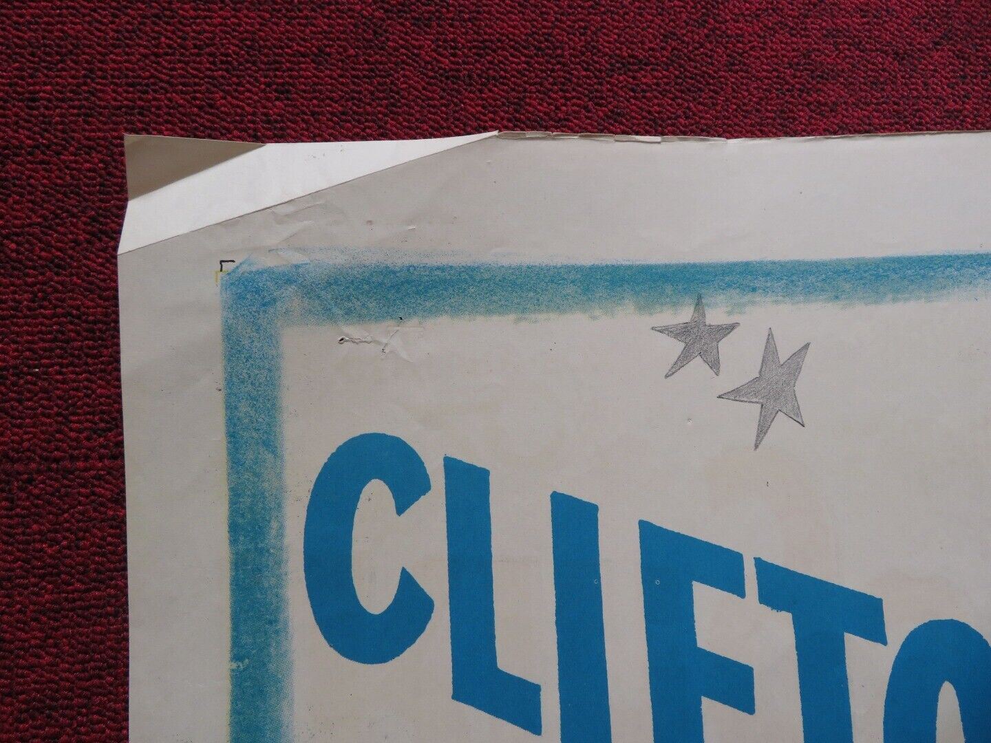 BELVEDERE RING THE BELL FOLDED US ONE SHEET POSTER CLIFTON WEBB JOANNE DRU 1951 Movie posters